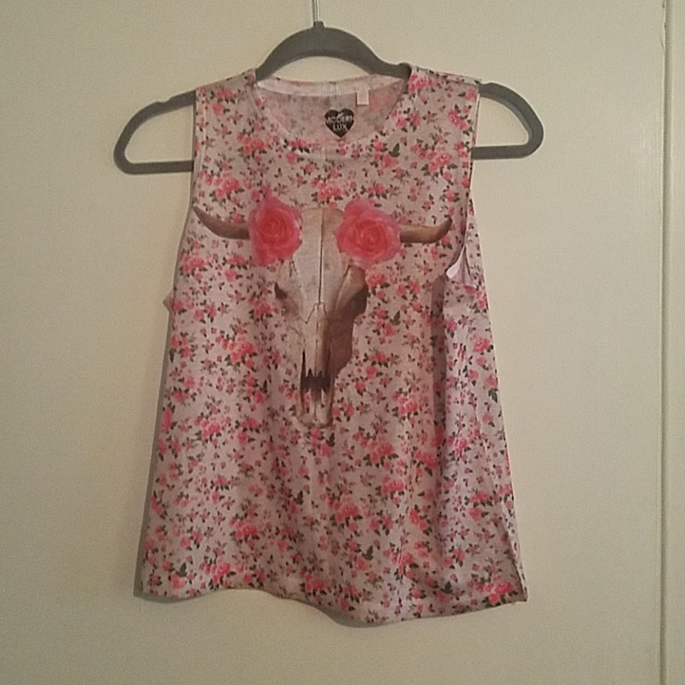 Cow Skull Muscle Tank